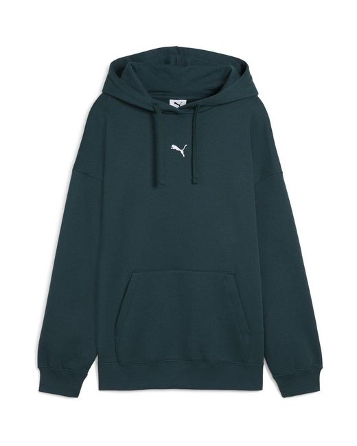 PUMA Blue Essentials Oversized Hoodie
