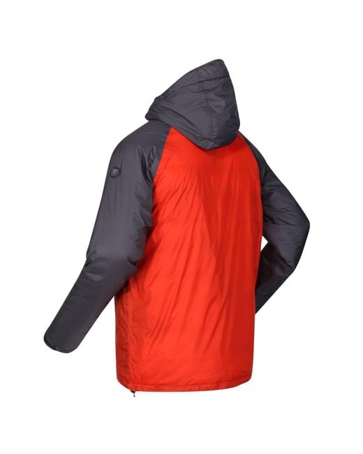 Regatta Red Radnor Waterproof Breathable Recycled Insulation Lightweight Jacket for men
