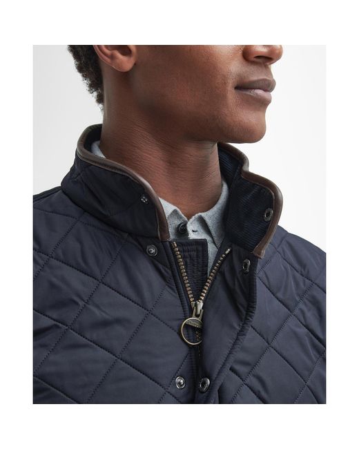 Barbour Blue Powell Jacket for men