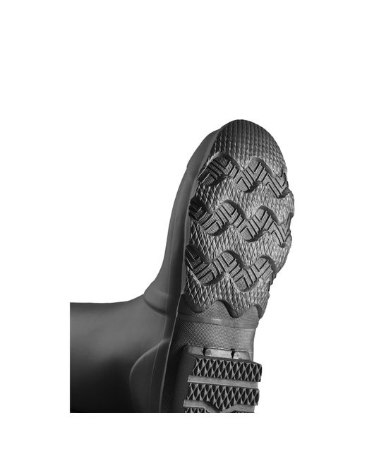Hunter Black Argyll Short Knee Wellington for men
