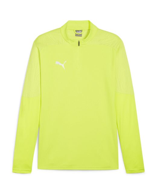 PUMA Yellow Teamfinal Training 1/4-Zip Fleece for men
