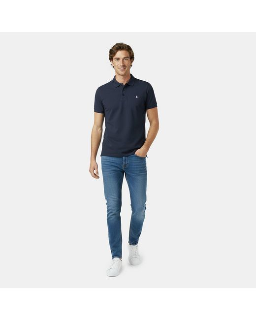 Jack Wills Blue Jack Eaton Stretch Polo for men