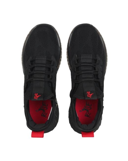 Rise Of Dawn Black Chain Trainers for men