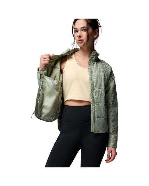 Columbia Green Quilted Jacket