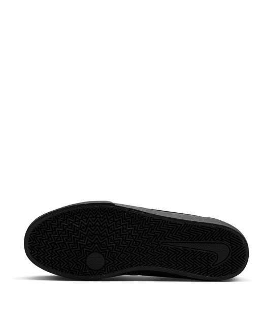 Nike Black Charge Low Suede Shoes for men