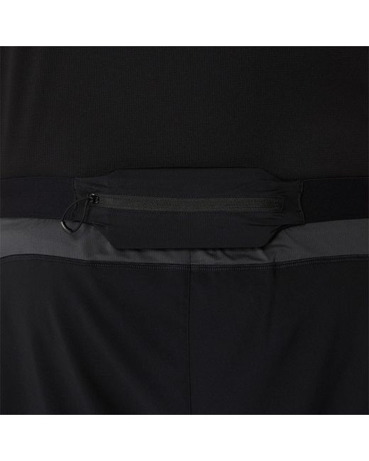 Asics Black Performance Running Shorts for men