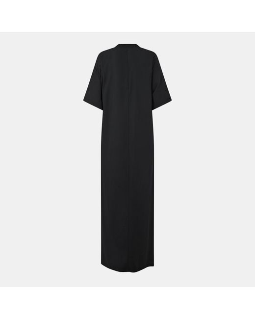 Balenciaga Black Bal Cocoon Long Maxi Dress