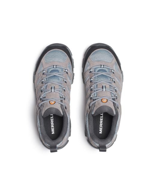 Merrell Blue Moab 3 Suede Walking Shoes