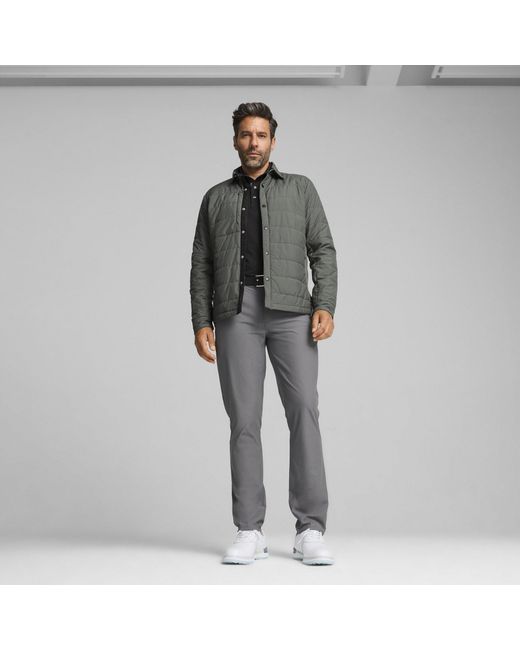PUMA Gray Country Jacket Performance Golf Jacket for men