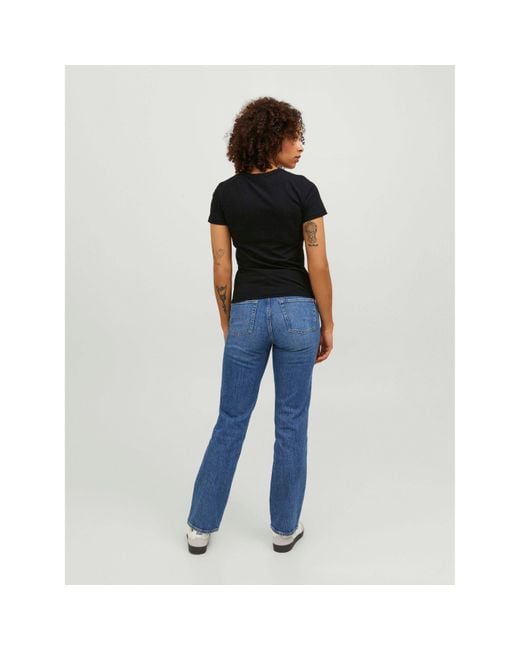 JJXX Black Gigi Crew T-Shirt Ladies