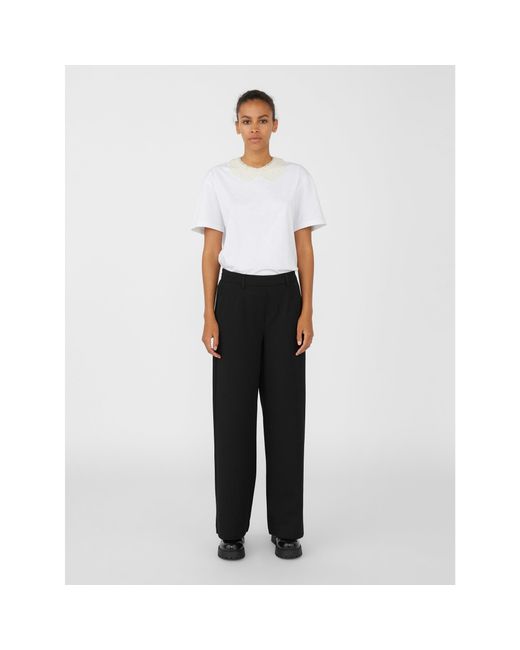 Object Black Lisa Tailored Trousers