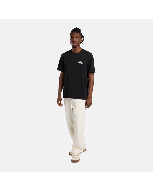 Dickies Black Wood Logo Regular Fit T-Shirt for men