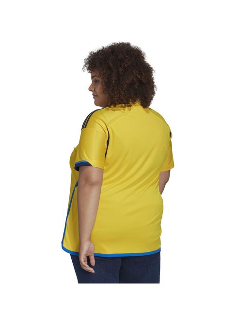 Adidas Yellow Sweden Home Shirt 2022