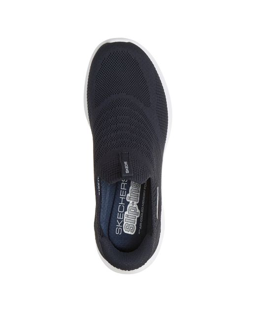 Skechers Blue Slip On Trainers