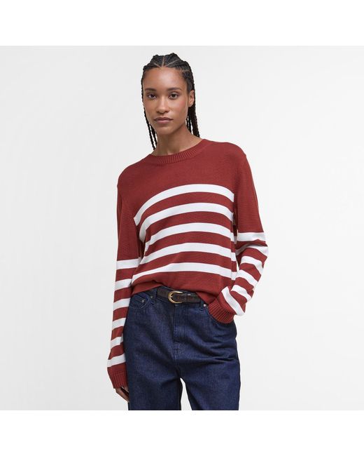 Barbour Red Demi Jumper