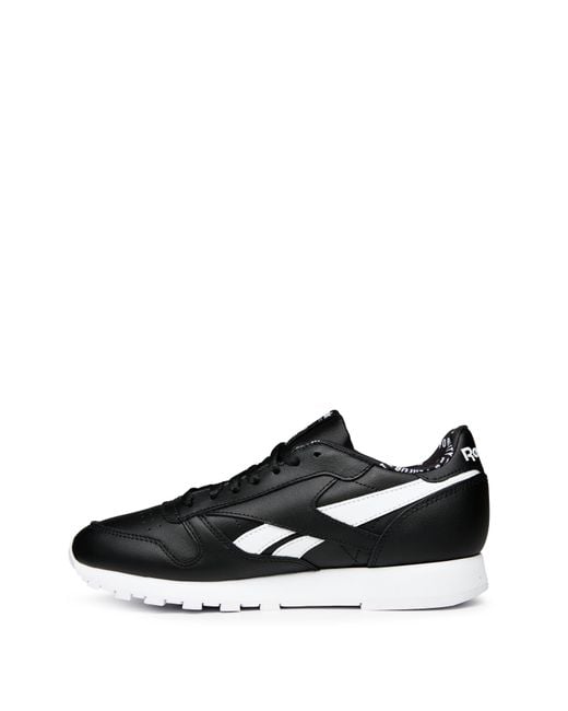 Reebok Black Classic Leather Trainers for men