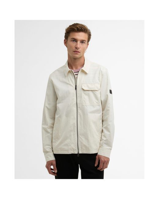 Barbour White Overshirt for men