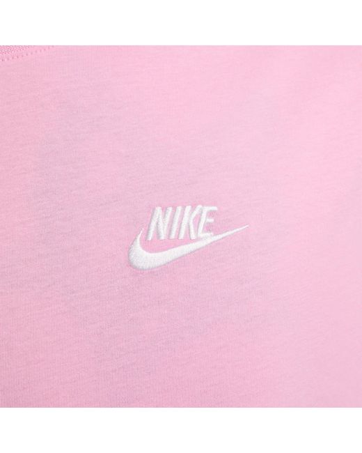 Nike Pink Sportswear Club T-Shirt for men