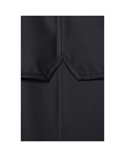 Rains Blue Fishtail Parka Black