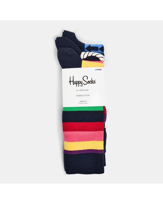 Happy Socks Blue Gift Box Pop