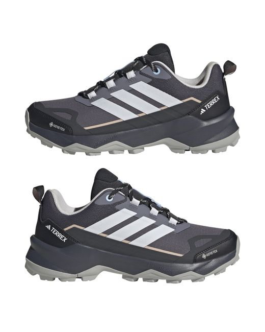 Adidas Gray Terrex Skychaser Ax5 Gore-Tex Hiking Shoes
