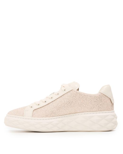 Jimmy Choo Pink Diamond Light Maxi Trainers