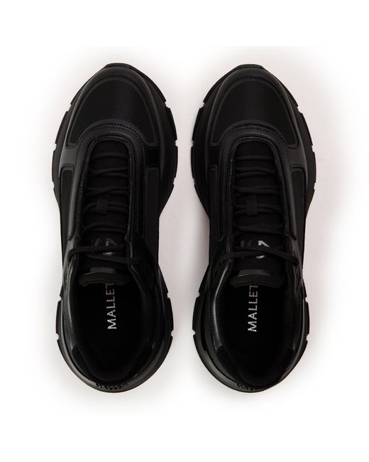 Mallet Black Alton Low-Top Trainers for men