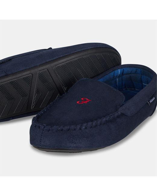 Farah Blue Nicken Slippers for men