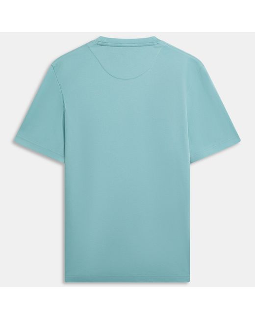 Ted Baker Blue Ss Slim Soft Touch Tee for men