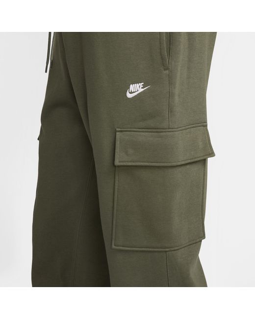 Nike Green Sportswear Club Fleece Cargo Pants for men
