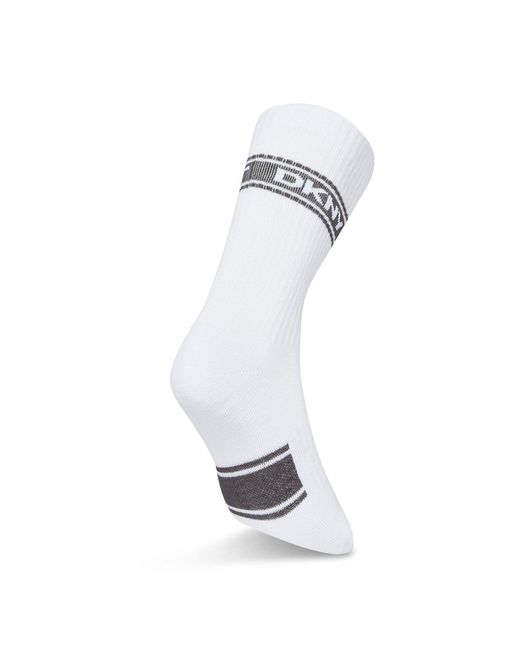 DKNY White 3 Pack Sport Socks Lacon for men