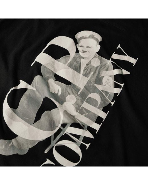 C P Company Black T-Shirt for men