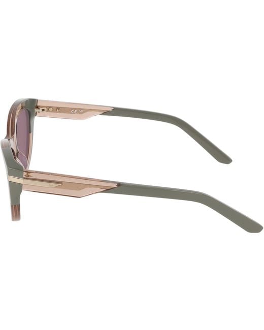 Nike Natural Crescent Fawn Cat Eye Sunglasses