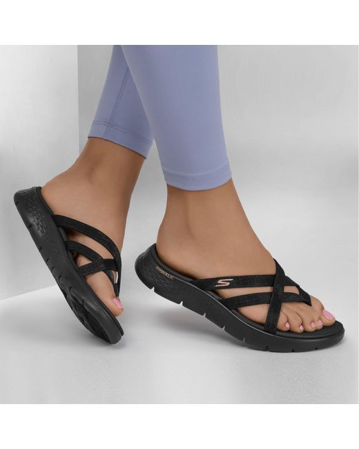 Skechers Blue Flat Sandals
