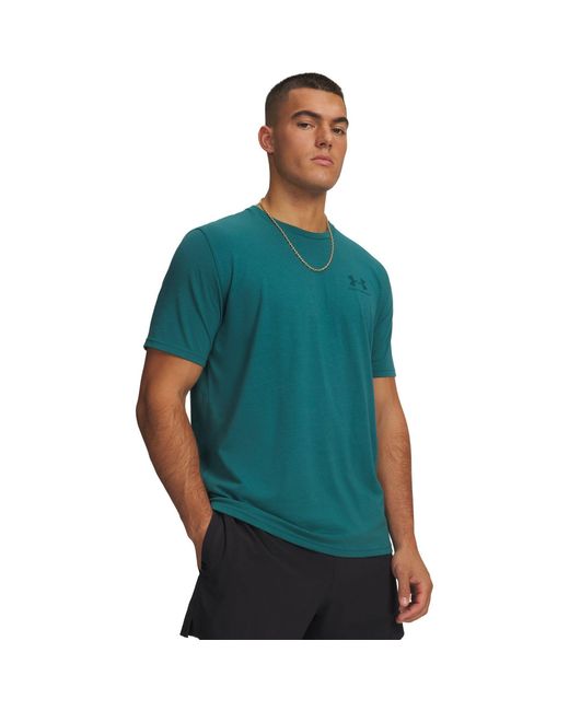 Under Armour Green Logo T-Shirt for men