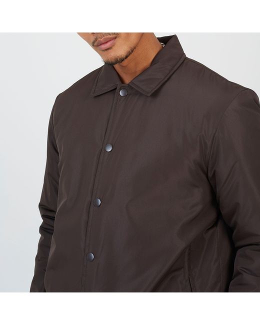 Brave Soul Brown Coach Jacket Sn62 for men