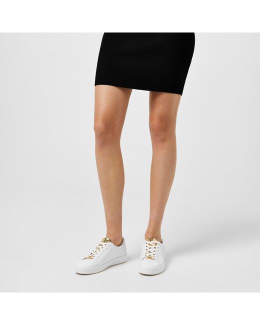 MICHAEL Michael Kors White Keaton Court Trainers