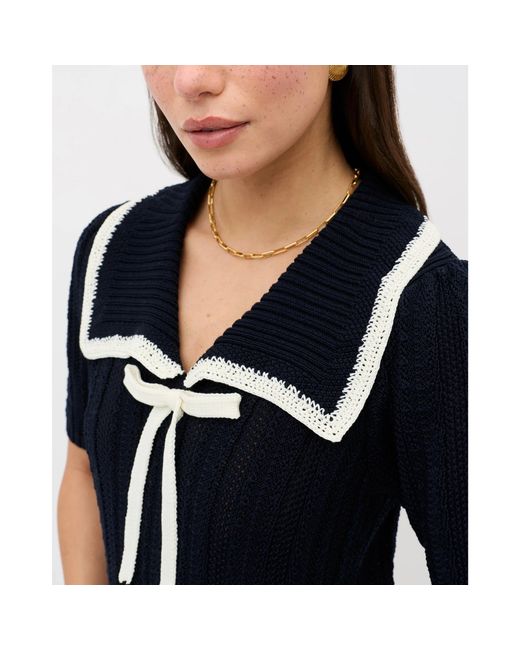 Rixo Black Pippa Top Ld61