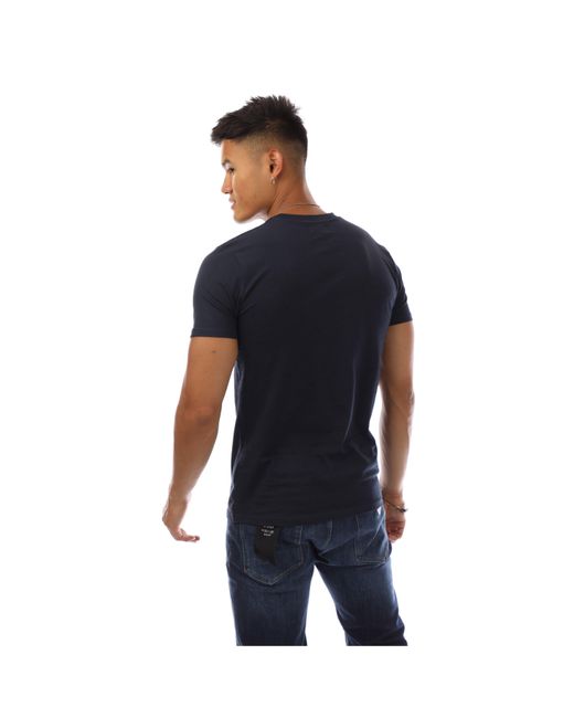 Aquascutum Blue Regular Fit T-Shirt for men