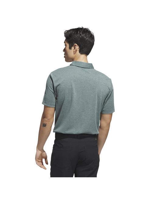 Adidas Green Heather Polo Shirt for men