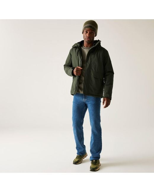 Regatta Green Sterlings Waterproof Insulated Jacket for men