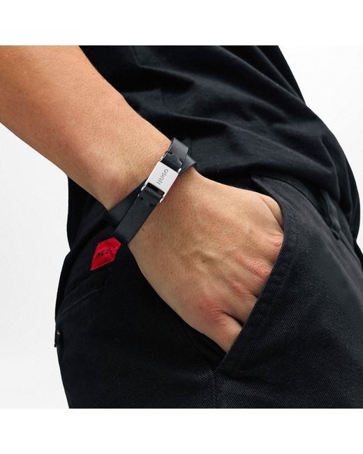 HUGO Red E Doubleband Jewellery Set for men