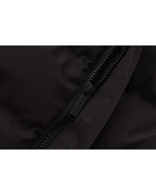 Loyalti Black Phantom Hooded Long Sleeve Synthetic Fill Short Puffer Jacket for men
