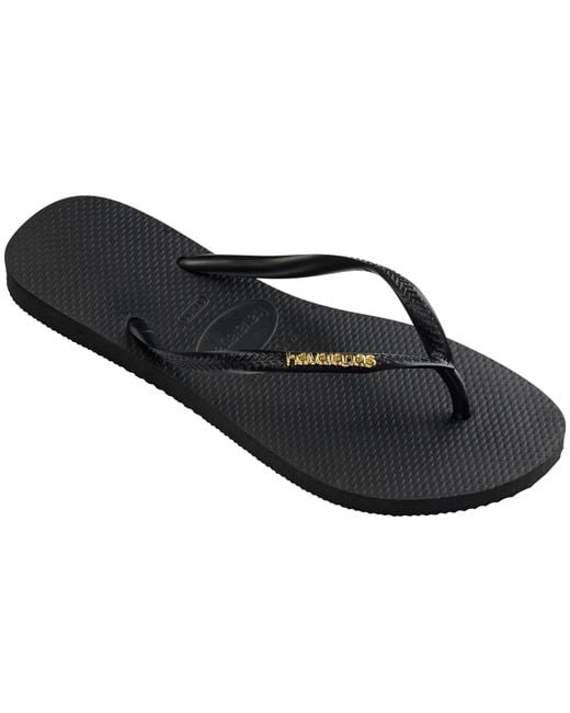 Havaianas Blue Slim Flip Flops