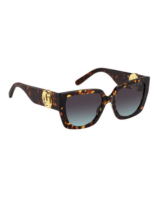Marc Jacobs Black Square Round Sunglasses