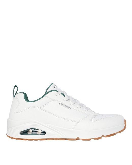 Skechers White Uno Stand On Air Trainers for men