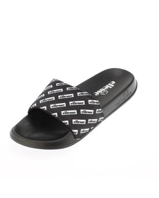 Ellesse Black Pool Slider for men
