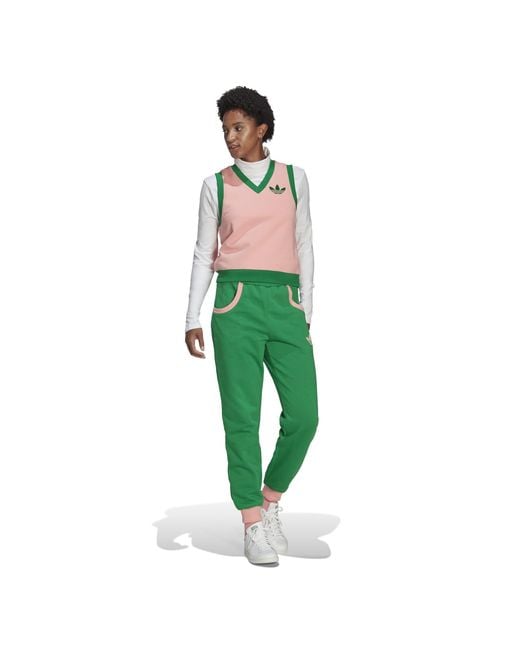Adidas Originals Pink Adicolour 70S Sweater Vest