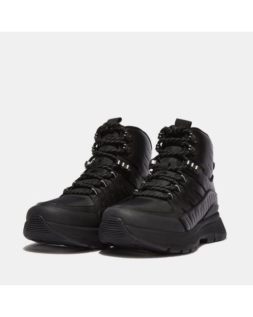 Fitflop Black Neo-D-Hyker Outdoor Boots