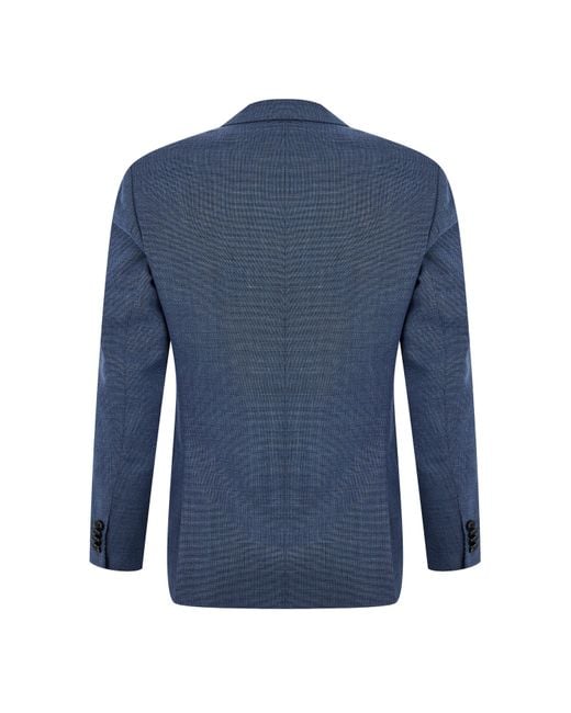 Boss Blue H-Huge-Mm-C Structured Fit Suit Jacket for men
